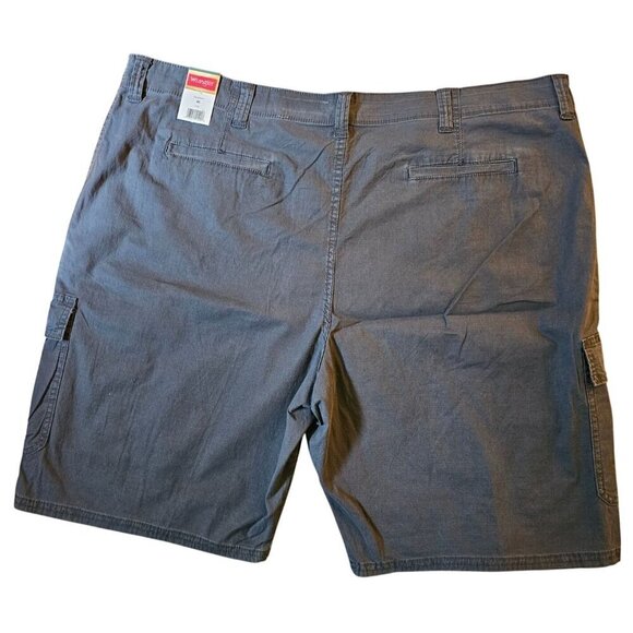 Wrangler Mens Gray Cargo Shorts Relaxed Fit Size 46 Lightweight Cotton - Picture 4 of 6